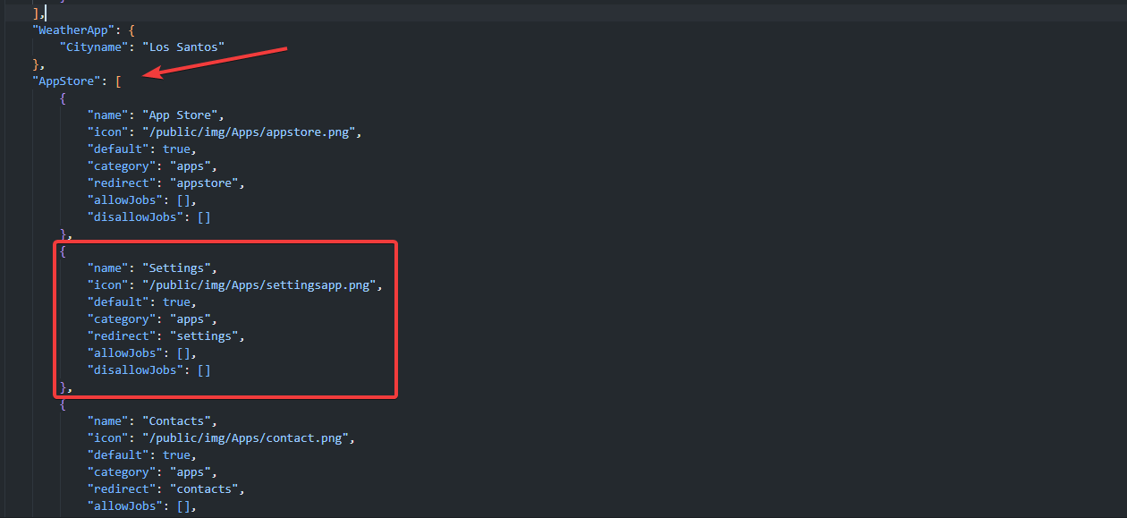 Remove apps from AppStore config